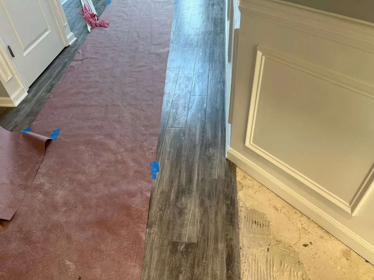 Completed marble shower restoration in Anderson